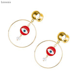 Leosoxs 2pcs Pearl Geometric Earrings