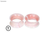 Leosoxs 2pcs Silicone Ear Pinna Piercing Jewelry 6mm-25mm