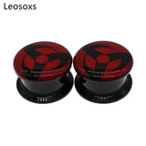 Leosoxs 2pcs Acrylic Double Horn Ear Expanding Tunnel Earplugs