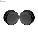Leosoxs 2pcs Internal Thread Flat Ear Expander Acrylic Piercing Jewelry