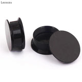 Leosoxs 2pcs Internal Thread Flat Ear Expander Acrylic Piercing Jewelry