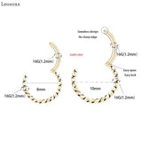 Leosoxs Shower Ring Stainless Steel Body Piercing Nose Ring
