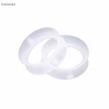 Leosoxs 2pcs Silicone Hollow Brace Big Ears 4-25mm Piercing Jewelry