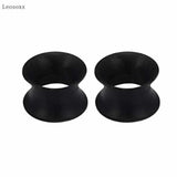 Leosoxs 2pcs Silicone Hollow Brace Big Ears 4-25mm Piercing Jewelry