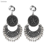 Leosoxs 2pcs Stainless Steel Dangle Gauges Earring Expander 6-25mm
