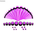 Leosoxs Explosion Acrylic Ear Extension Set 36pcs