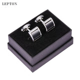Lepton Glass Cufflinks for Mens High Square Glass Cufflink
