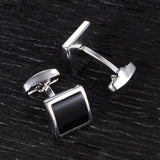 Lepton Glass Cufflinks for Mens High Square Glass Cufflink