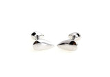 Water Drop Cufflinks for Men Shirt Wedding Dress Business Gift