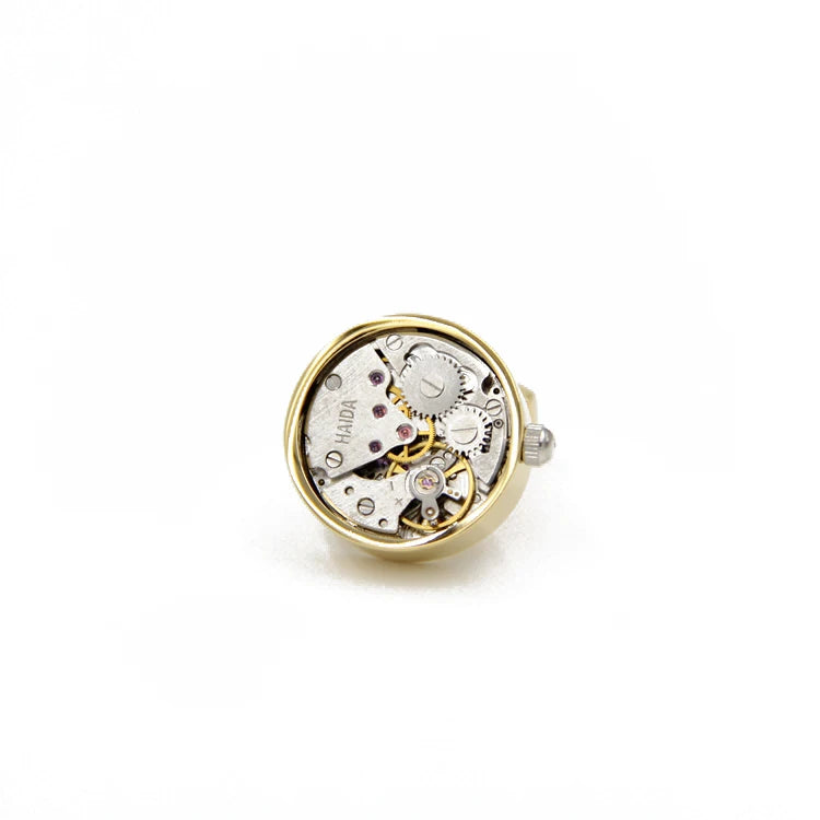 Lepton Functional Watch Movement Cufflinks for Men