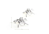 Lepton Horse Riding Cufflink 2 Pairs/Lot Cuff links for man