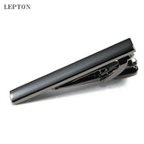 Lepton Mens Copper Skinny Tie Clip Glossy Clasp Tie Bar Wedding Slim Tie Pin