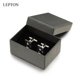 Lepton Stainless Steel B Cufflinks - Men's Shirt Cuffs Button