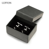 Lepton Stainless Steel Letters J Cufflinks for Men