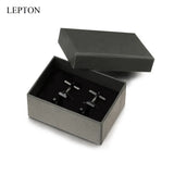 Lepton Stainless Steel Letters J Cufflinks for Men