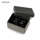 Stainless Steel Letters K Cufflinks for Men - Silver Alphabet Cuff links