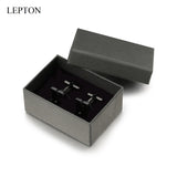 Lepton Stainless Steel N Cufflinks Men Shirt Cuffs Button