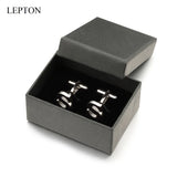 Stainless Steel Letter S Cufflinks for Men