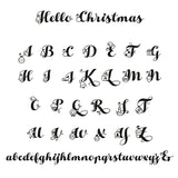 Personalized Christmas Name Necklace Custom Family Jewelry Choker Pendant