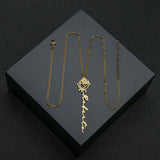 Personalized Rose Jewelry Set - Birth Flower - Gift for Mom