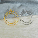 Personalized Heart Charms Bangles Stainless Steel - Engraving Name