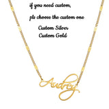 Personalized Name Letters Pendant Necklace for Women Girls Stainless Steel