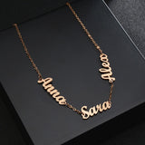 Personalized Name Bracelet for Women Stainless Steel Letter Jewelry