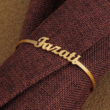Personalized Name Bangle Stainless Steel Bracelet for Women
