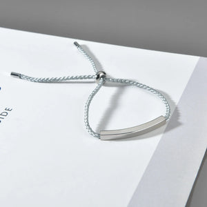 Custom Engraved Steel Red Bracelet for Women Men