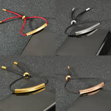 Custom Engraved Steel Red Bracelet for Women Men