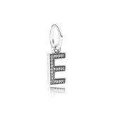 Letter Charm Silver 925 Delicate Style Birthday Gift