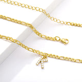 Letter Anklet Women Stainless Steel A-Z Initial Alphabet Anklet Bracelet
