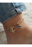 Letter Anklets Personalized Initial Ankle Bracelets for Women