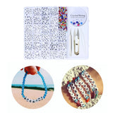 Letter Beads Making Kit with Cords for Crafting