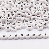 Alphabet Letter Beads Round Acrylic Random Spacer