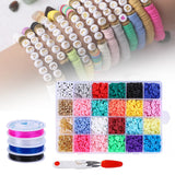 DIY Jewelry Making Letter Beads Kit Charm Bracelet Necklace Accessories