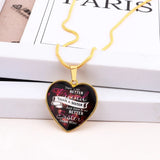 Letter Sister Heart Pendant Necklace Womens Party Jewelry