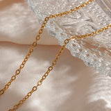 Letter Pendant Necklaces 18k Stainless Steel Jewelry