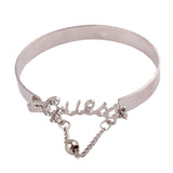 Letter Bracelet Women Alloy Material Party Bracelet Jewelry Alloy Bangles