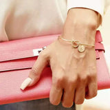 Letter Bracelets Initial Letter Alloy Bracelet For Women Name Jewelry Gift