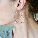 14K Filled Earrings 925 Silver Brincos Pendientes Boho Orecchini