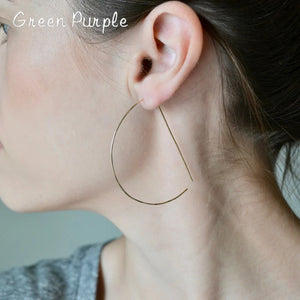 14K Filled Earrings 925 Silver Brincos Pendientes Boho Orecchini