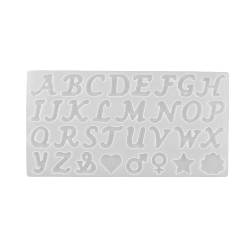 3D Letter Pendant Keychain Mold