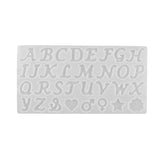 3D Letter Pendant Keychain Mold