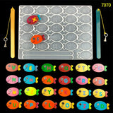26 Letters Silicone Mold for Resin DIY Fishing Game Resin Mold Children's Toy