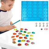 26 Letters Silicone Mold for Resin DIY Fishing Game Resin Mold Children's Toy