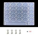 26 Letters Silicone Mold for Resin DIY Fishing Game Resin Mold Children's Toy