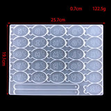 26 Letters Silicone Mold for Resin DIY Fishing Game Resin Mold Children's Toy