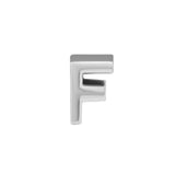 F Alphabet Charm 925 Sterling Silver Bead for Bracelet DIY Jewelry