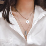 Good Luck Necklace 925 Sterling Silver Ball Bead Chain Women Pendant Charm
